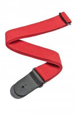 COTTON GUITAR STRAP RED