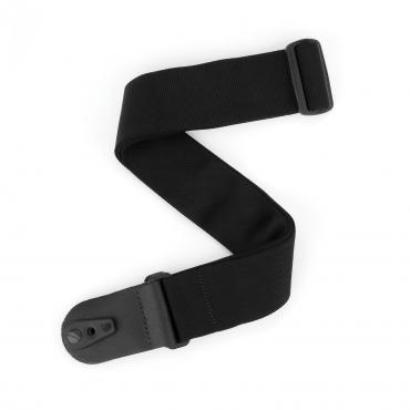 PAD LOCK GUITAR STRAP BLACK