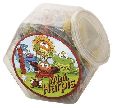 PACK COLOR MINI HARP IN CANDY-BOX 6 PIECES EACH C