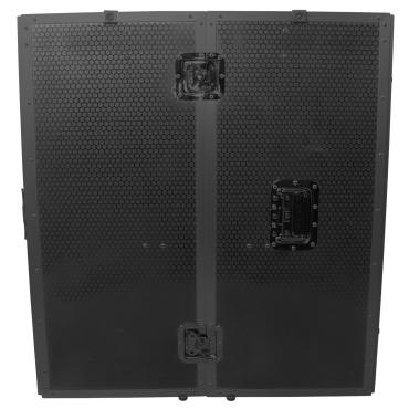 U91049BL2 - ULTIMATE FOLD OUT DJ TABLE BLACK PLUS (WHEELS)