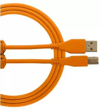 U96001OR - ULTIMATE AUDIO CABLE USB 2.0 C-B ORANGE STRAIGHT 1,5M