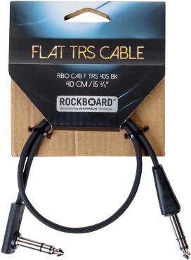 FLAT TRS CABLE STRAIGHT-ANGLED 40 CM