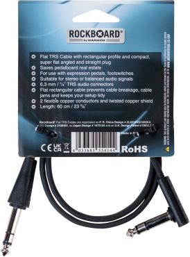 FLAT TRS CABLE STRAIGHT-ANGLED 60 CM