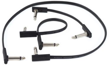 FLAT PATCH CABLE BLACK 10 CM