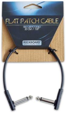 FLAT PATCH CABLE BLACK 20 CM