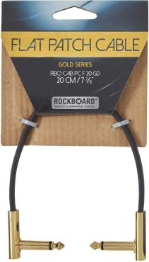 FLAT PATCH CABLE GOLD 20 CM