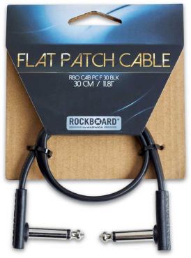 FLAT PATCH CABLE BLACK 30 CM