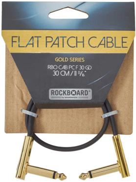 FLAT PATCH CABLE GOLD 30 CM