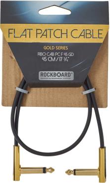 FLAT PATCH CABLE GOLD 45 CM