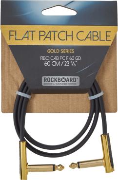 FLAT PATCH CABLE GOLD 60 CM