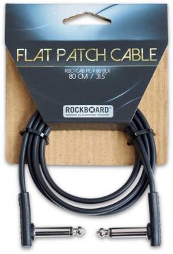 FLAT PATCH CABLE BLACK 80 CM
