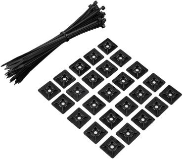CABLE SET 50 CABLETIES & 25 CABLETIES HOLDER