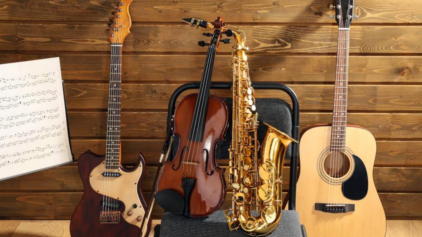 Las familias de instrumentos musicales
