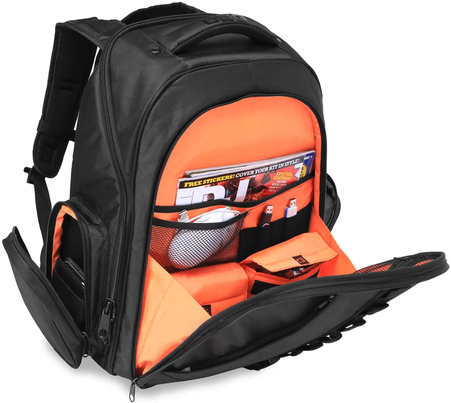 U9102BL/OR - ULTIMATE BACKPACK BLACK/ORANGE