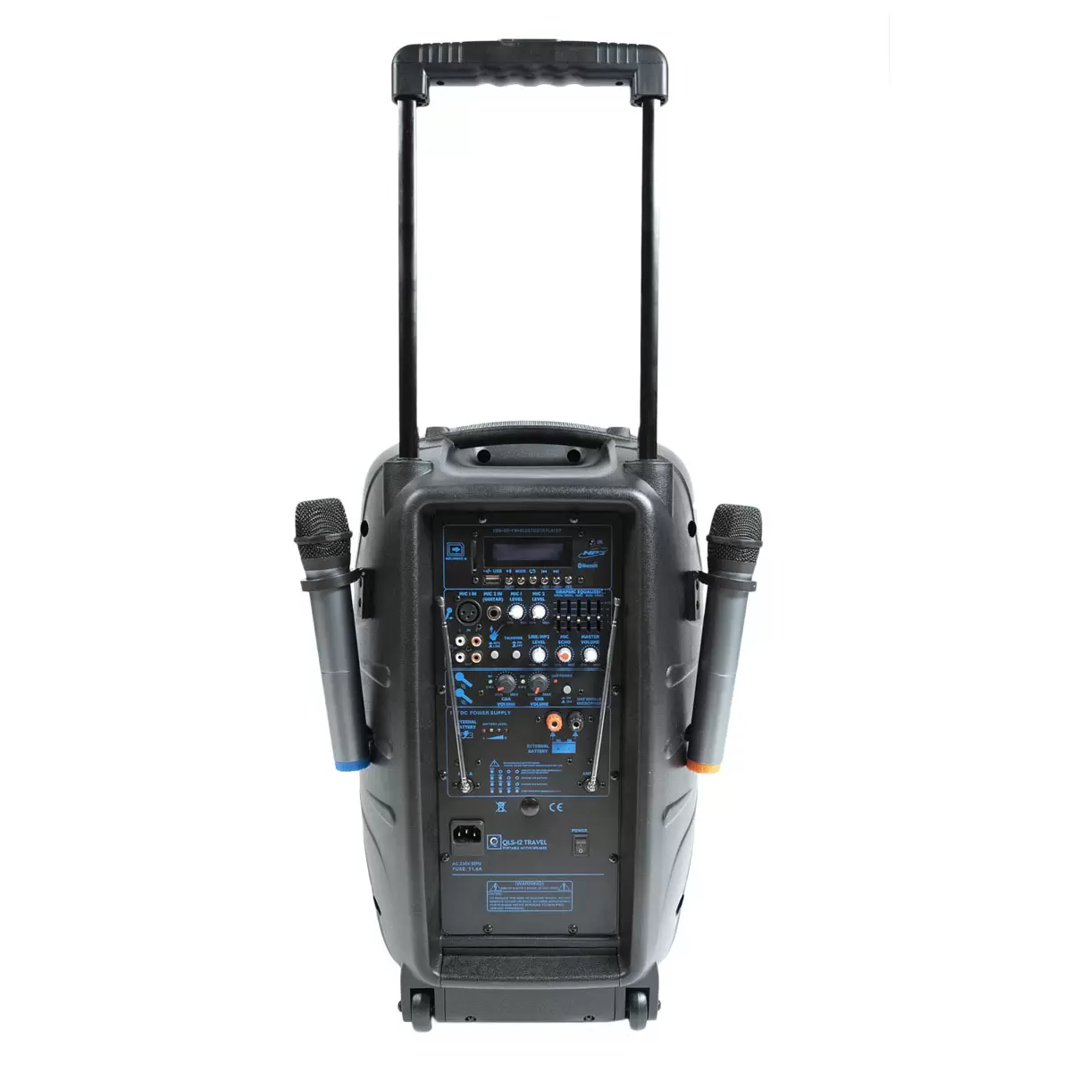 QLS-12 TRAVEL (TROLLEY + 2  WIRELESS MIC)