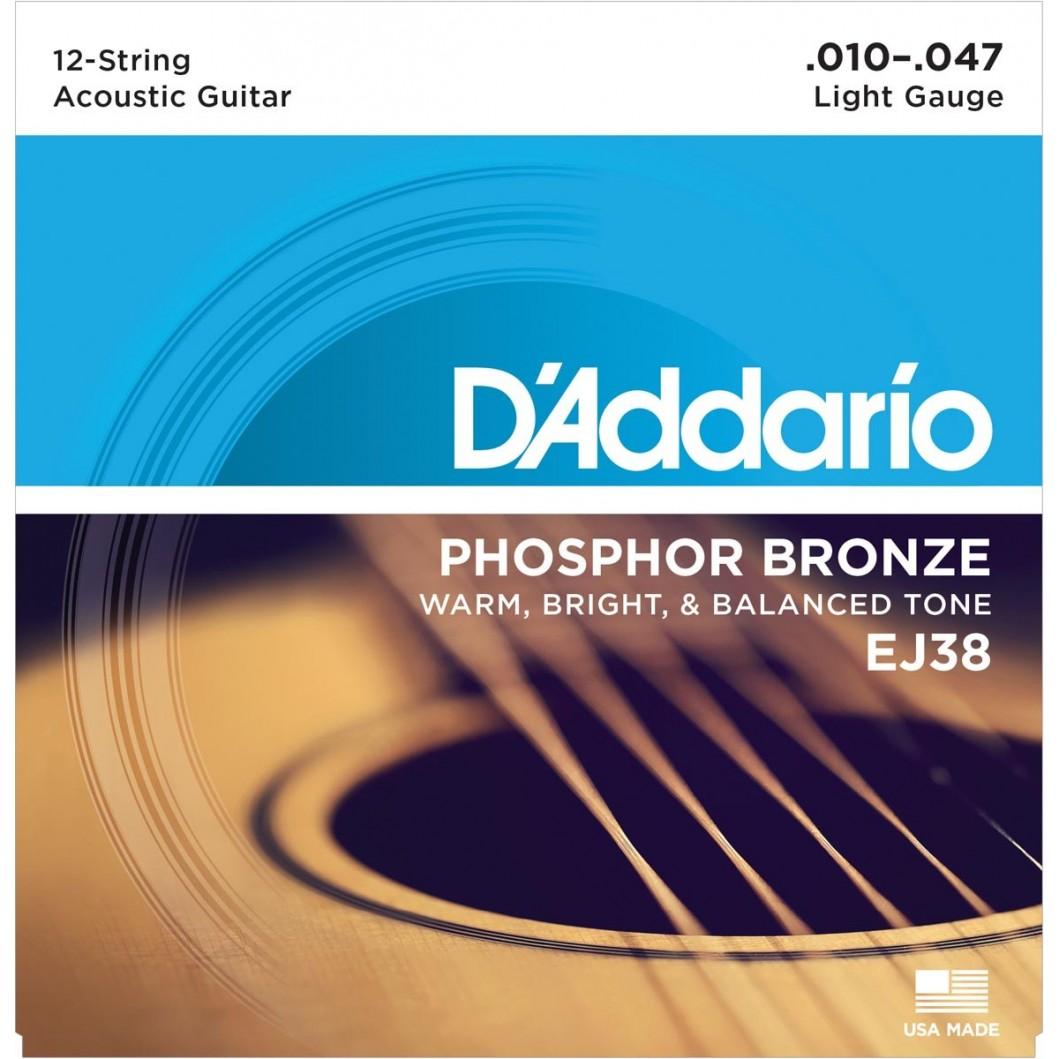 EJ38 - PHOSPHOR BRONZE LIGHT 12 STRING [10-47]