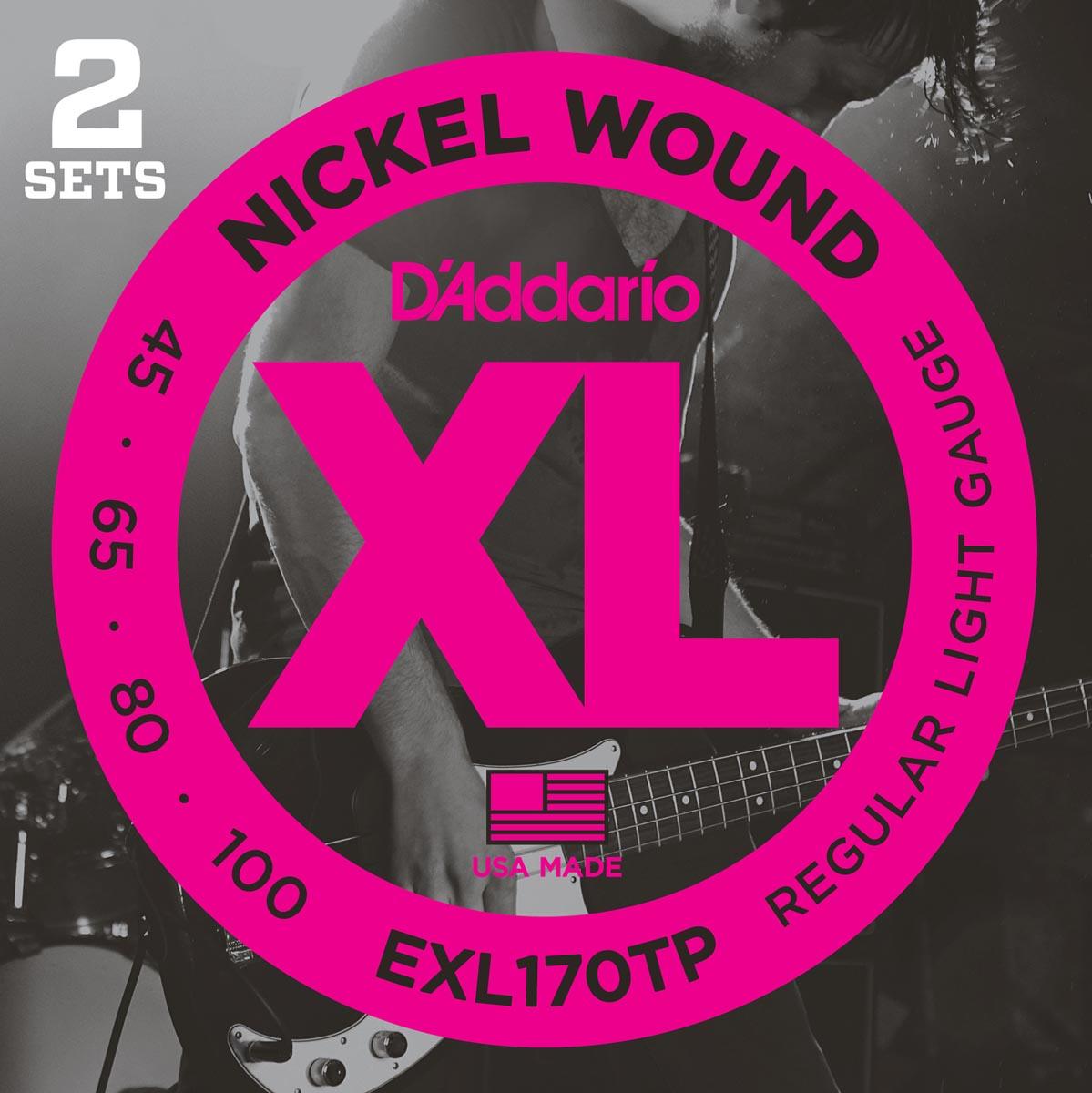 EXL170TP- XL NICKEL WOUND (PACK 2 JUEGOS)