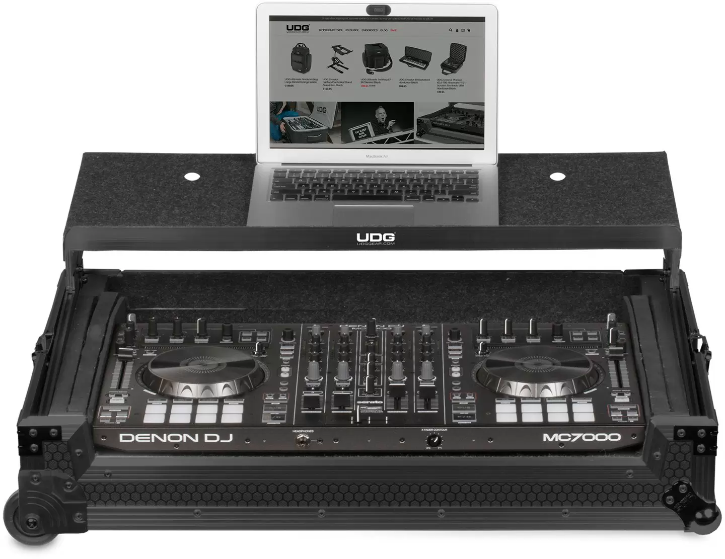 U91054BL - FC MULTI FORMAT XXL BLACK PLUS (LAPTOP SHELF, TROLLEY & WHEELS)