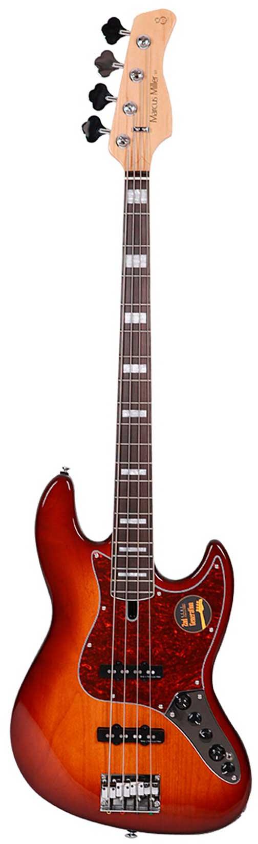 V7 ALDER-4 FRETLESS (2ND GEN) TS TOBACCO SUNBURST