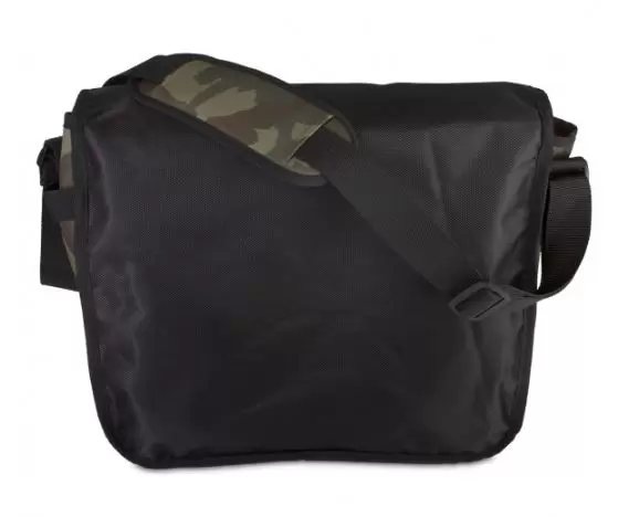U9450BC/OR - ULTIMATE COURIERBAG BLACK CAMO, ORANGE INSIDE