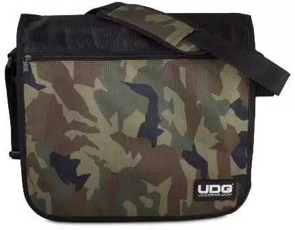 U9450BC/OR - ULTIMATE COURIERBAG BLACK CAMO, ORANGE INSIDE