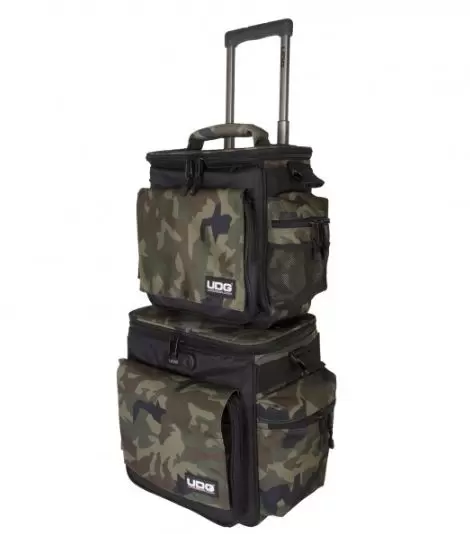 U9679BC/OR - ULTIMATE SLINGBAG TROLLEY SET DELUXE BLACK CAMO, ORANGE INSIDE