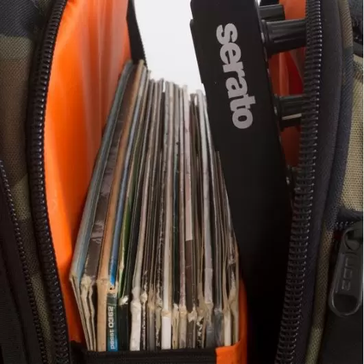 U9101BC/OR - ULTIMATE DIGI BACKPACK BLACK, CAMO/ ORANGE INSIDE