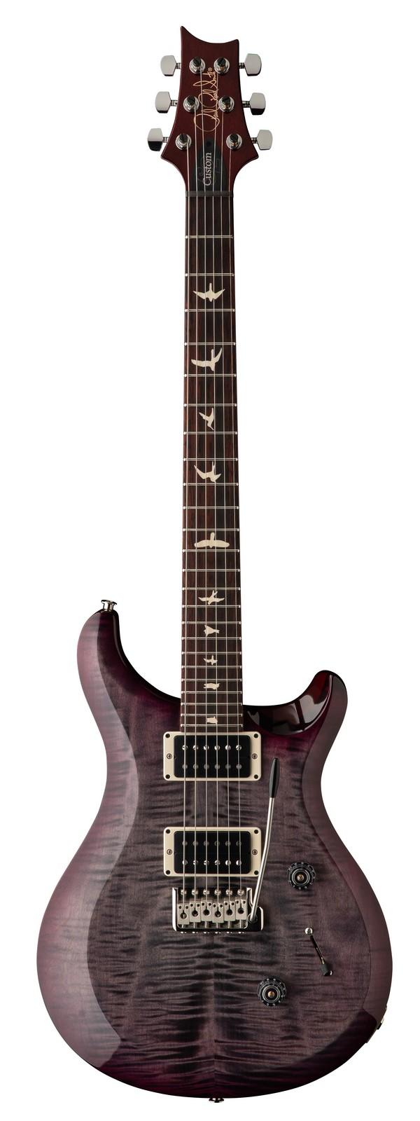 S2 CUSTOM 24 FADED GRAY BLACK PURPLE BURST