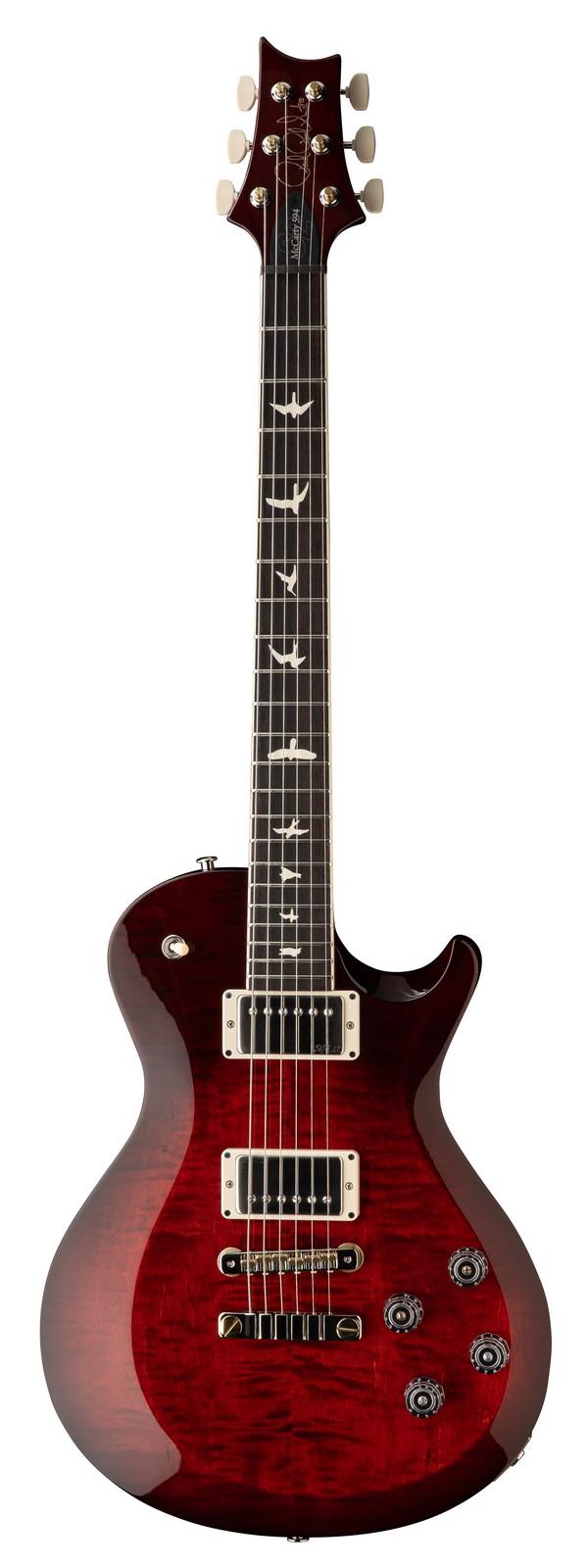 S2 MCCARTY 594 SINGLECUT FIRE RED BURST