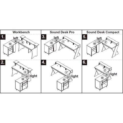 GLORIOUS MODULAR SIDE RACK ADAPTER BLACK