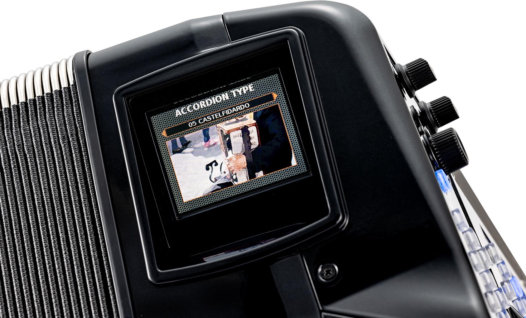 FISA SUPREMA, BOTONES, METALLIC BLACK