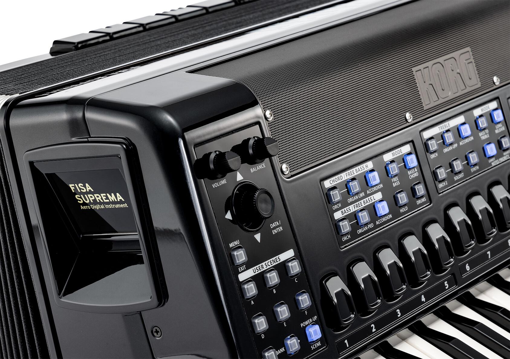 FISA SUPREMA, PIANO, METALLIC BLACK