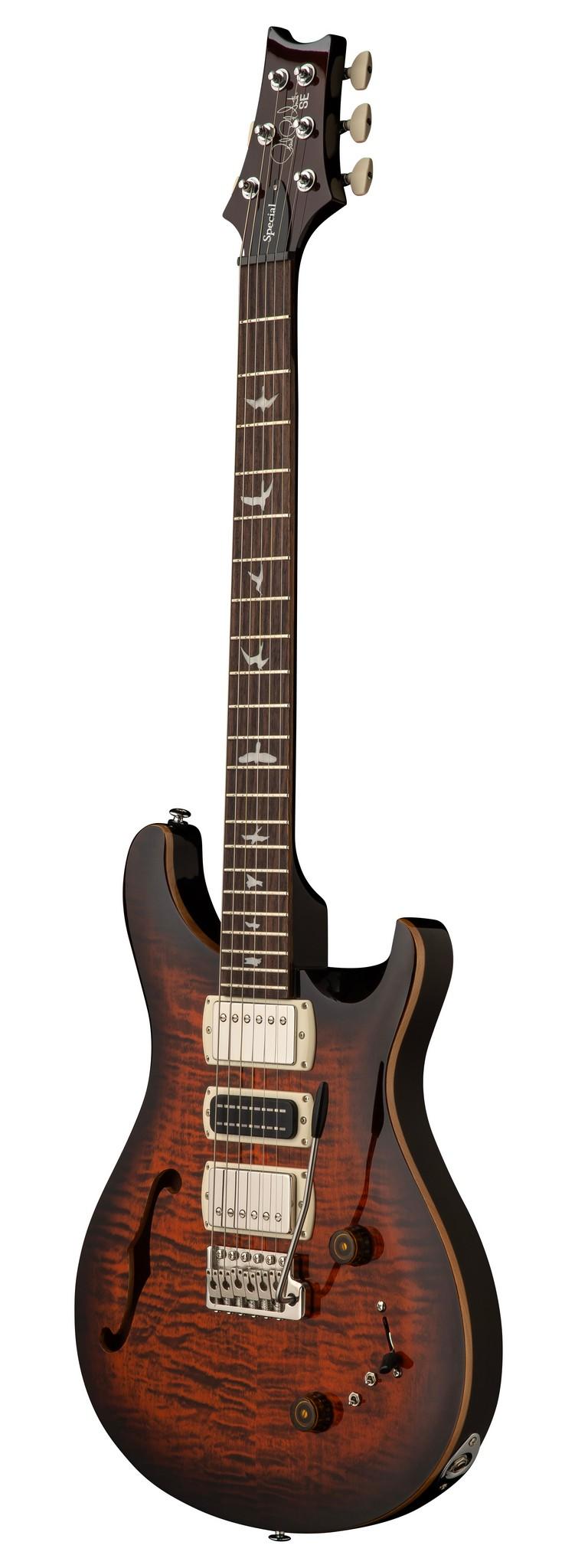 SE SPECIAL SEMI-HOLLOW ORANGE TIGER SMOKEBURST