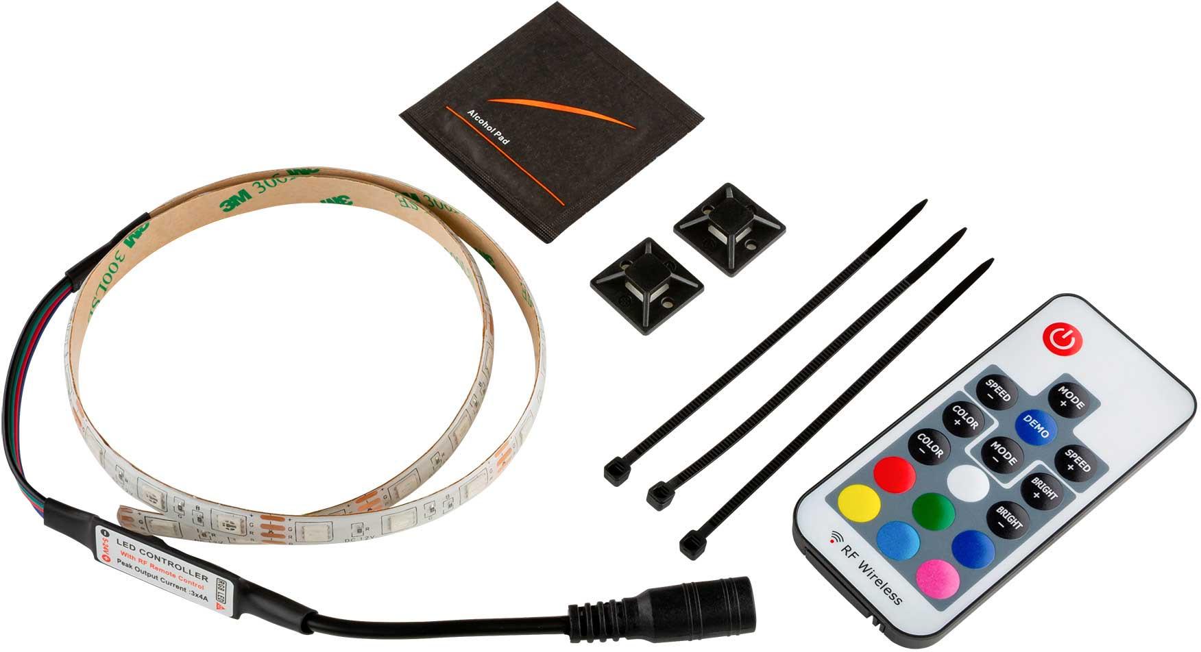LED STRIPE 50 CM WITH REMOTE CONTROL
