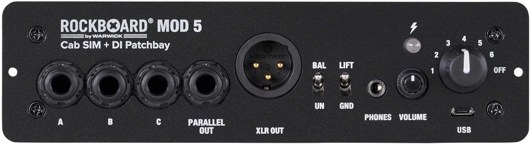 MOD 5 - CAB SIM + DI PATCHBAY