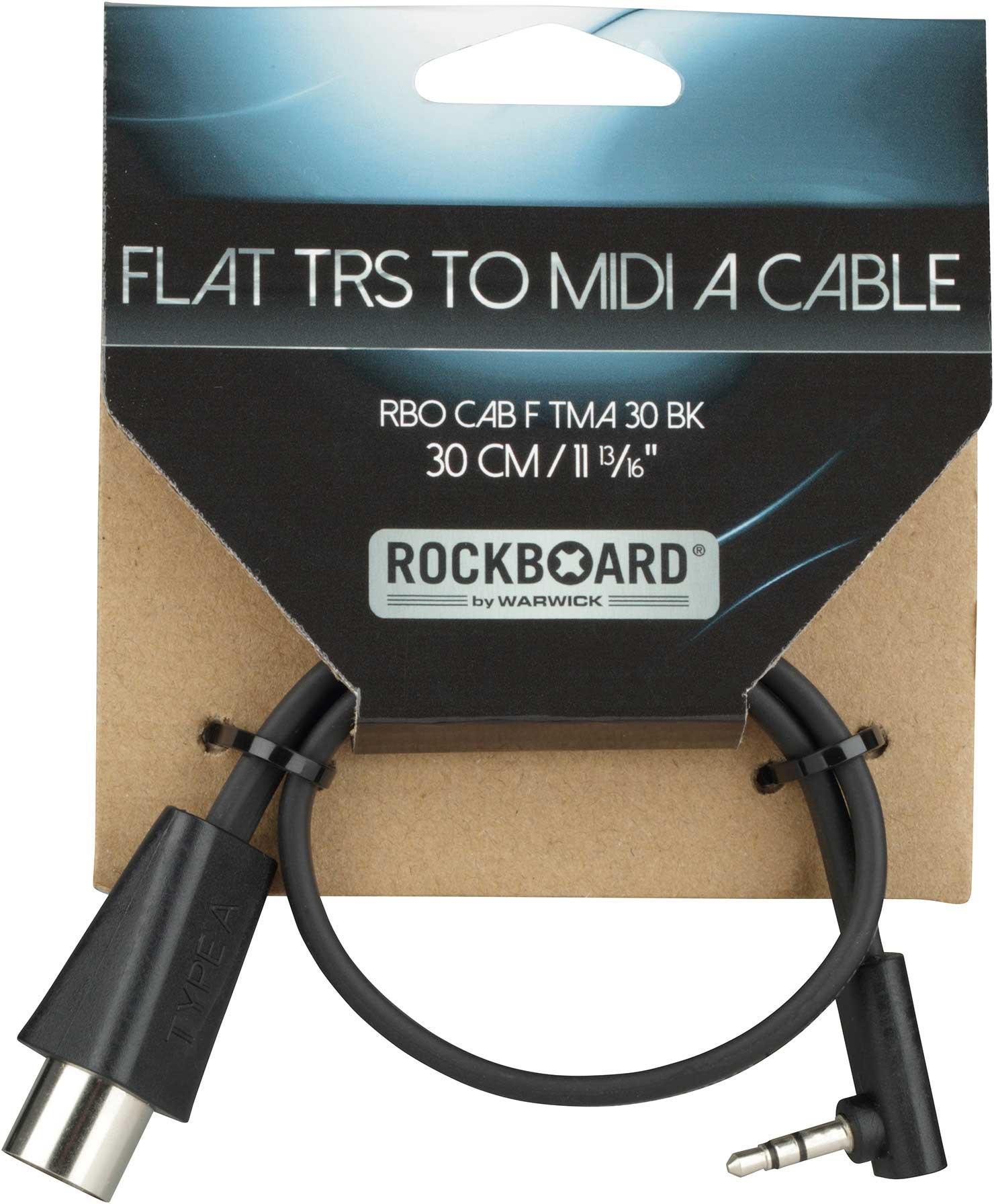 FLAT TRS-MIDI CABLE TYPE-A 30 CM