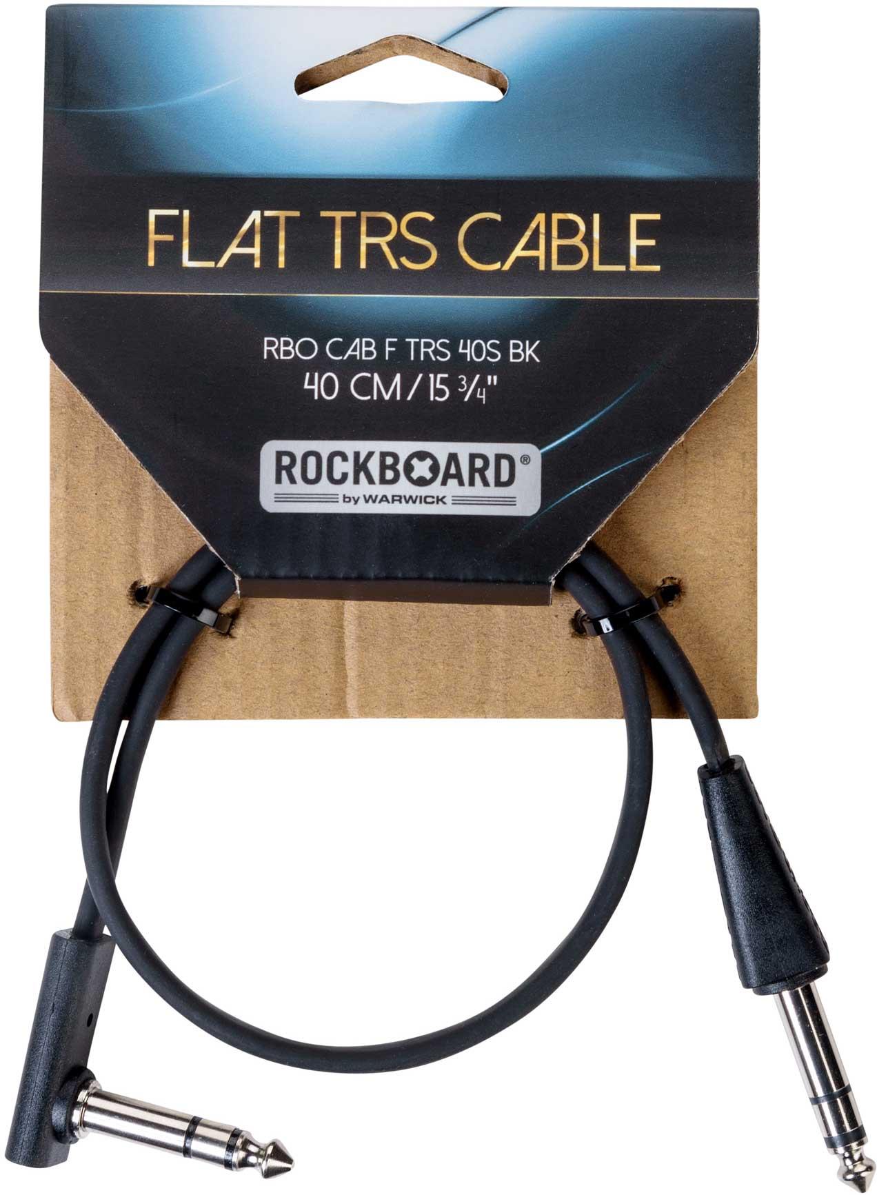 FLAT TRS CABLE STRAIGHT-ANGLED 40 CM