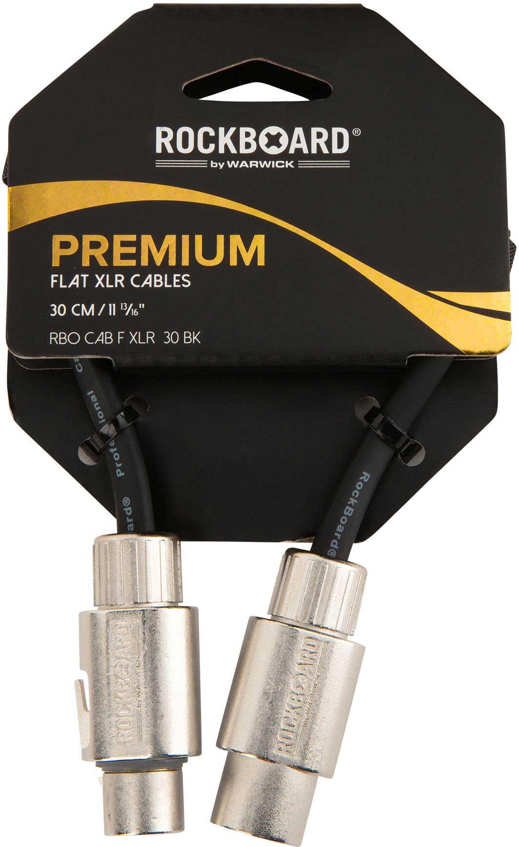 FLAT XLR CABLE 30 CM
