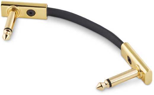 FLAT PATCH CABLE GOLD 5 CM