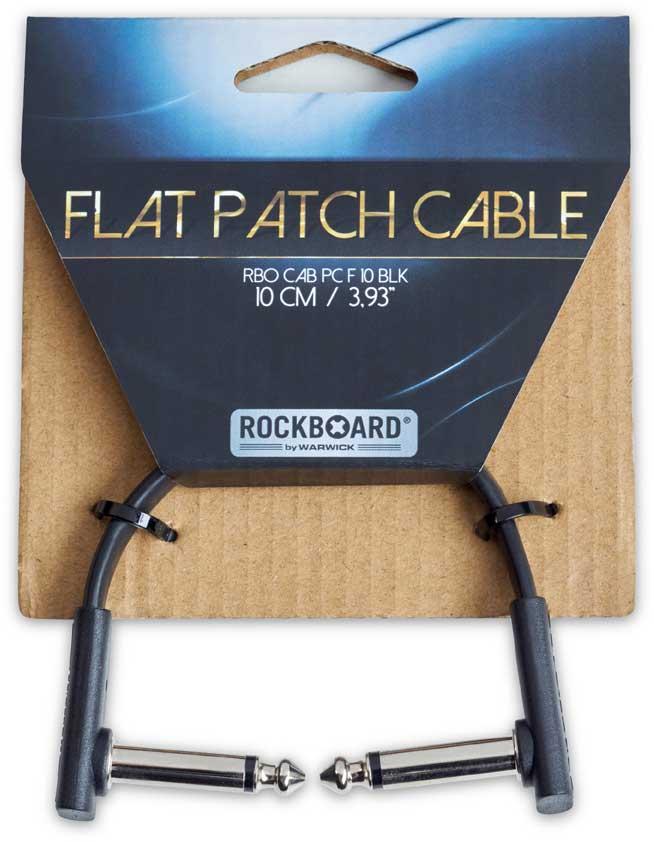 FLAT PATCH CABLE BLACK 10 CM
