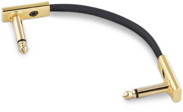 FLAT PATCH CABLE GOLD 10 CM