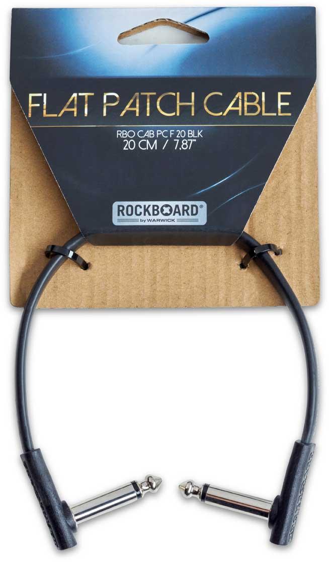 FLAT PATCH CABLE BLACK 20 CM