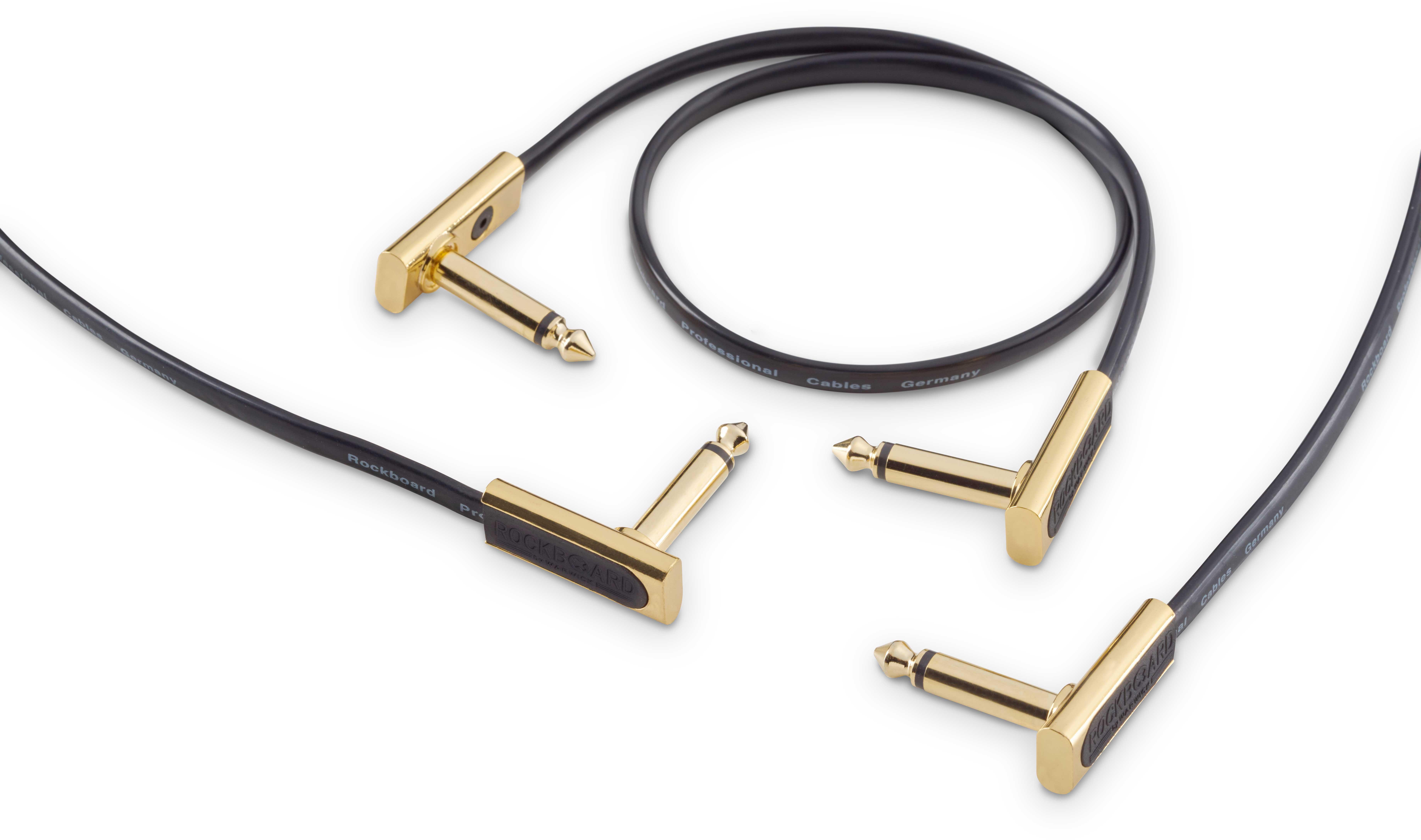 FLAT PATCH CABLE GOLD 20 CM