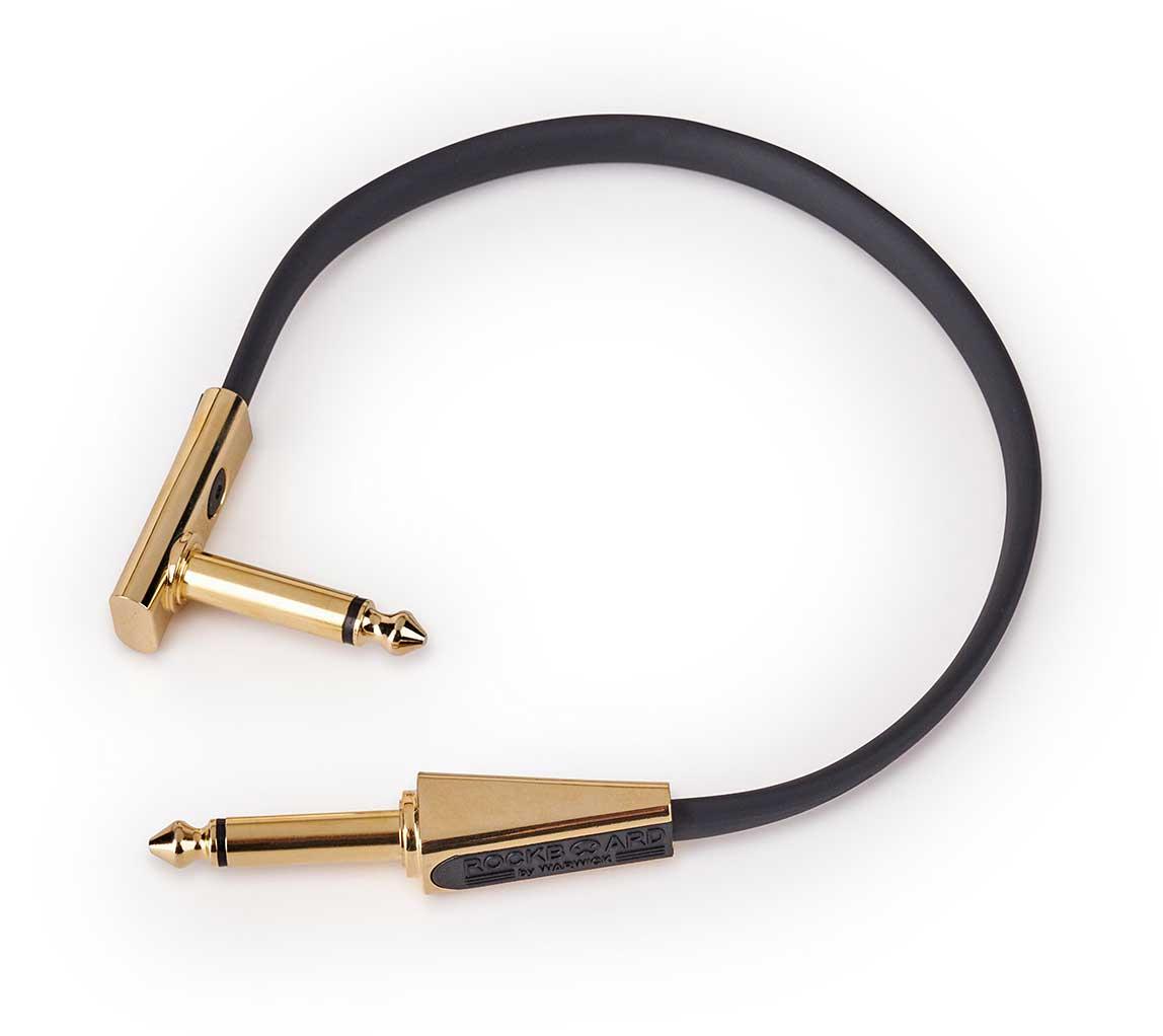 FLAT PATCH LOOPER/SWITCHER CONNECTOR CABLE GOLD 20 CM