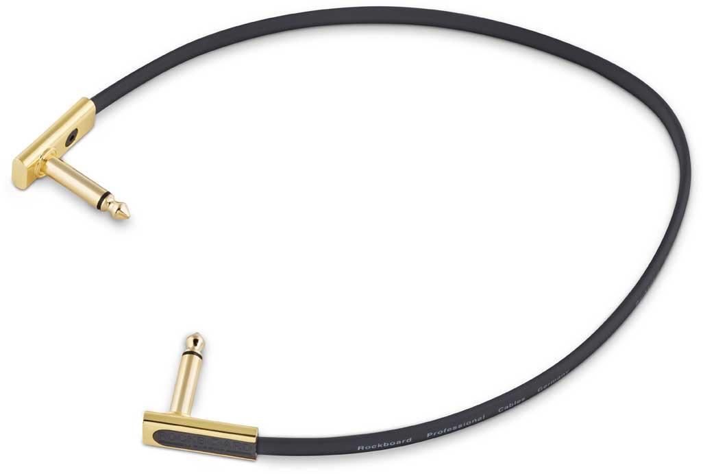 FLAT PATCH CABLE GOLD 30 CM