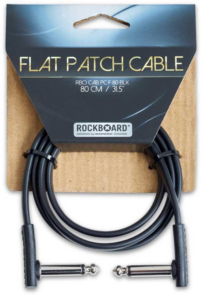 FLAT PATCH CABLE BLACK 80 CM