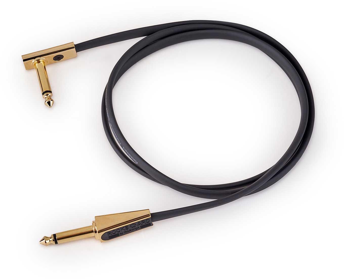 FLAT PATCH LOOPER/SWITCHER CONNECTOR CABLE GOLD 100 CM