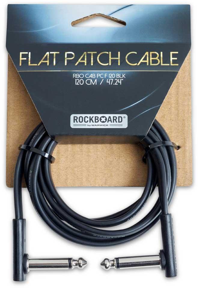 FLAT PATCH CABLE BLACK 120 CM