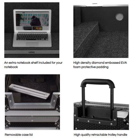 U93016SL - FC PICK FOAM MULTI FORMAT  TURNTABLE SILVER